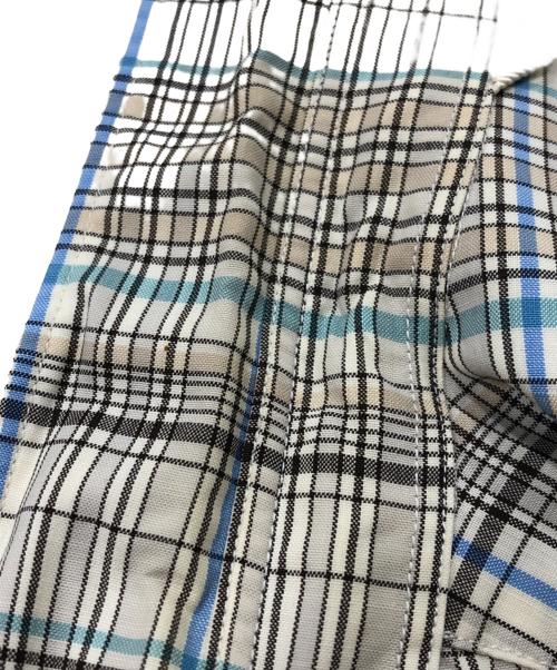 AURALEE（オーラリー）AURALEE (オーラリー) SUPER LIGHT WOOL CHECK SHIRTS ベージュ サイズ:4の古着・服飾アイテム