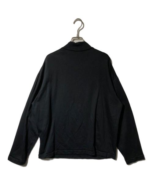 AURALEE（オーラリー）AURALEE (オーラリー) ELASTIC HIGH GAUGE SWEAT HALF ZIP P/O ブラック サイズ:3の古着・服飾アイテム