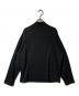 AURALEE (オーラリー) ELASTIC HIGH GAUGE SWEAT HALF ZIP P/O ブラック サイズ:3：11000円