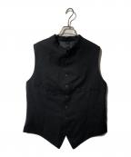 s'yteサイト）の古着「スタンドカラーベスト」｜ブラック