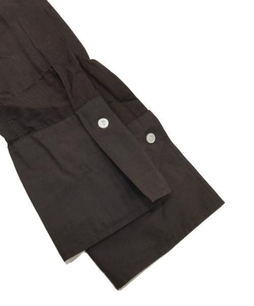 NUMBER (N)INE（ナンバーナイン）NUMBER (N)INE (ナンバーナイン) カフスシャツ ブラウン サイズ:3の古着・服飾アイテム