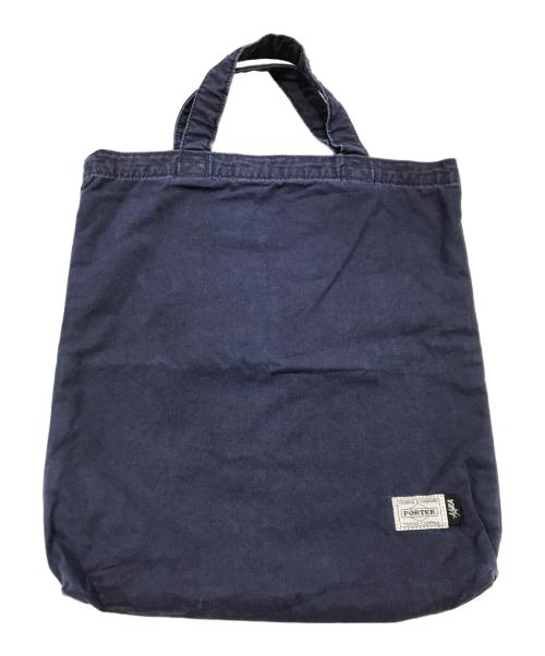 PORTER（ポーター）PORTER (ポーター) JAXA (ジャクサ) トートバッグ ネイビーの古着・服飾アイテム