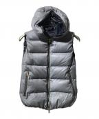 DUVETICAデュベティカ）の古着「FEBEDUE-WOOLダウンベスト」｜グレー