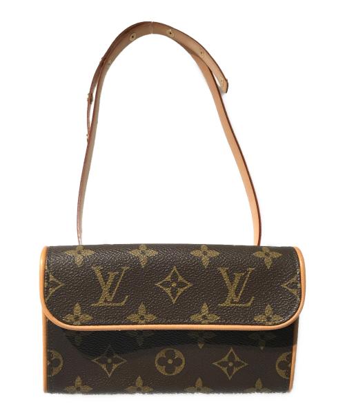 LOUIS VUITTON（ルイ ヴィトン）LOUIS VUITTON (ルイ ヴィトン) Pochette Florentine　　 ブラウンの古着・服飾アイテム