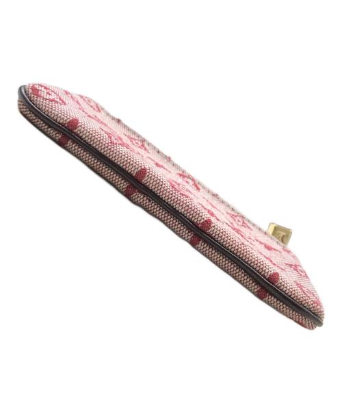 LOUIS VUITTON（ルイ ヴィトン）LOUIS VUITTON (ルイ ヴィトン) ミニラン ポシェット クレ キーホルダー付 コインケース レッドの古着・服飾アイテム