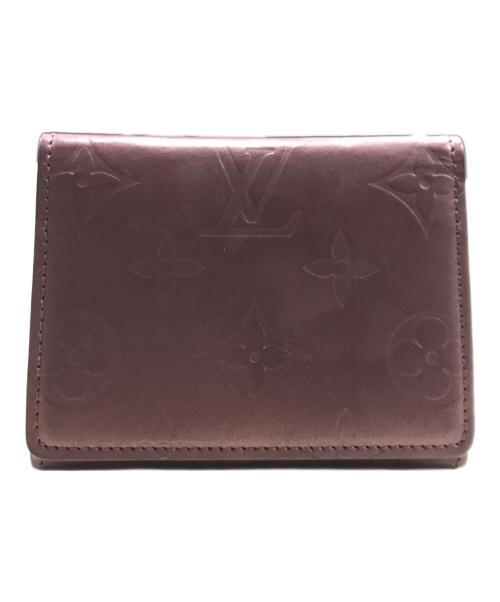 LOUIS VUITTON（ルイ ヴィトン）LOUIS VUITTON (ルイ ヴィトン) モノグラムマット ラドロー コインケース レッドの古着・服飾アイテム