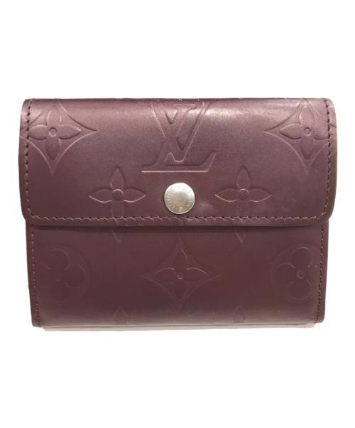 LOUIS VUITTON（ルイ ヴィトン）LOUIS VUITTON (ルイ ヴィトン) モノグラムマット ラドロー コインケース レッドの古着・服飾アイテム