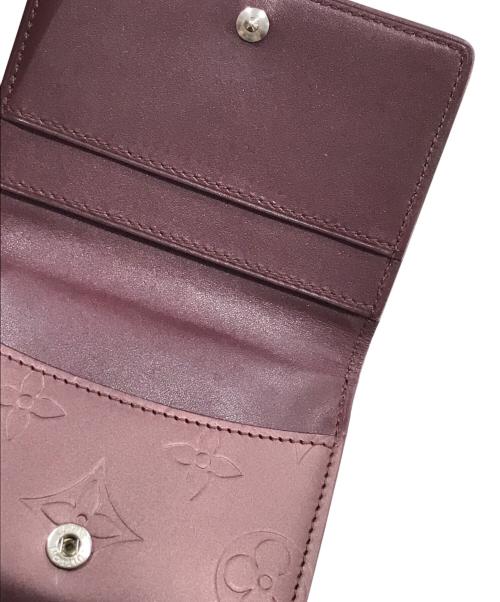 LOUIS VUITTON（ルイ ヴィトン）LOUIS VUITTON (ルイ ヴィトン) モノグラムマット ラドロー コインケース レッドの古着・服飾アイテム