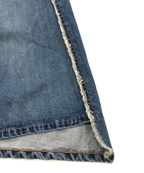 JUNYA WATANABE COMME des GARCONS（(ジュンヤワタナベ コムデギャルソン）JUNYA WATANABE COMME des GARCONS ((ジュンヤワタナベ コムデギャルソン) 再構築 変形 デニムスカート レディース インディゴ サイズ:Mの古着・服飾アイテム