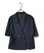 COLLAGE GALLARDAGALANTEコラージュ ガリャルダガランテ）の古着「半袖メッシュジャケット」｜ネイビー