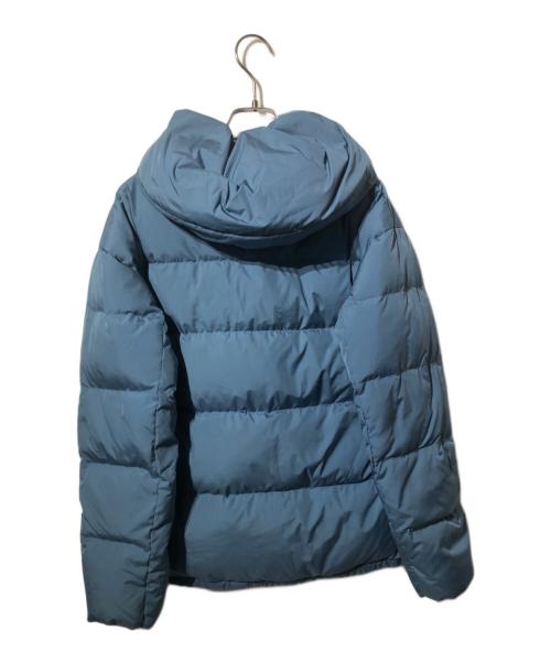 KUMIKYOKU（クミキョク）KUMIKYOKU (クミキョク) パウダリータフタ ショートダウンコート ブルー サイズ:2の古着・服飾アイテム