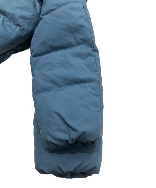 KUMIKYOKU（クミキョク）KUMIKYOKU (クミキョク) パウダリータフタ ショートダウンコート ブルー サイズ:2の古着・服飾アイテム