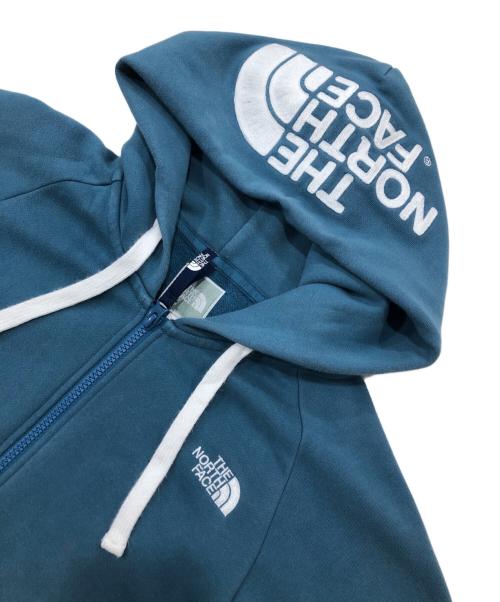 THE NORTH FACE（ザ ノース フェイス）THE NORTH FACE (ザ ノース フェイス) ロゴ フルジップパーカー ブルー サイズ:Ｌの古着・服飾アイテム