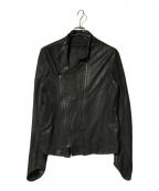 JULIUS×ISETANユリウス×イセタン）の古着「ラムレザージャケット」｜ブラック