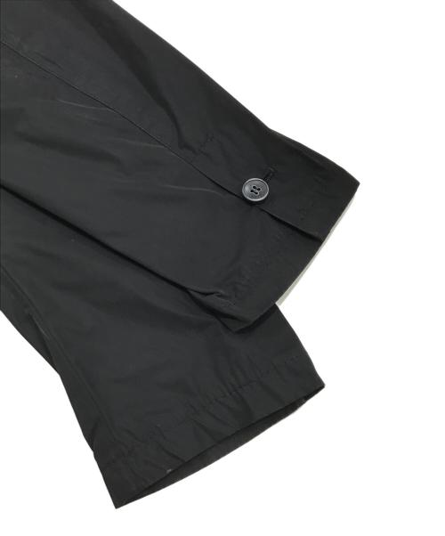 EMMETI（エンメティ）EMMETI (エンメティ) ゴートレザー切り替えテーラードジャケット ブラック サイズ:50の古着・服飾アイテム