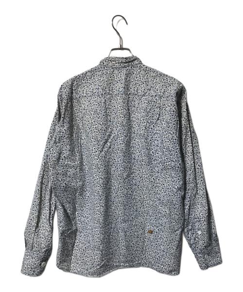 45R（フォーティファイブ・アール）45R (フォーティファイブ・アール) フラワータペット オーシャンスタンドシャツ ネイビー×アイボリー サイズ:表記なしの古着・服飾アイテム