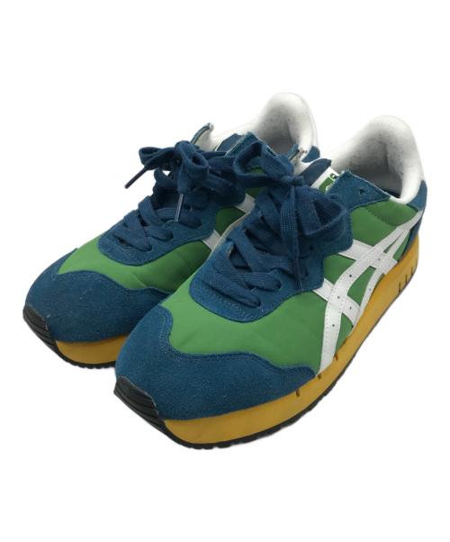 Onitsuka Tiger（オニツカタイガー）Onitsuka Tiger (オニツカタイガー) X-CALIBER（エックス　カリバー） ブルー×グリーン サイズ:27.5の古着・服飾アイテム