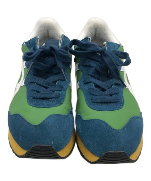 Onitsuka Tiger（オニツカタイガー）Onitsuka Tiger (オニツカタイガー) X-CALIBER（エックス　カリバー） ブルー×グリーン サイズ:27.5の古着・服飾アイテム