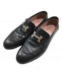 HERMES（エルメス）の古着「コンスタンスローファー」｜ブラック