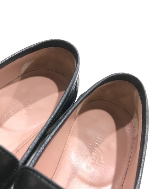 HERMES（エルメス）HERMES (エルメス) コンスタンスローファー ブラック サイズ:35 1/2の古着・服飾アイテム