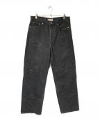 stussyステューシー）の古着「RELAXED JEAN DENIM」｜ブラック