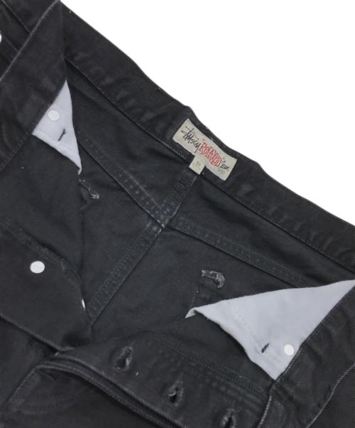 stussy（ステューシー）stussy (ステューシー) RELAXED JEAN DENIM ブラック サイズ:34の古着・服飾アイテム
