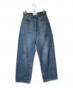 Curensologyカレンソロジー）の古着「WIDE LOOSE デニムパンツ」｜インディゴ