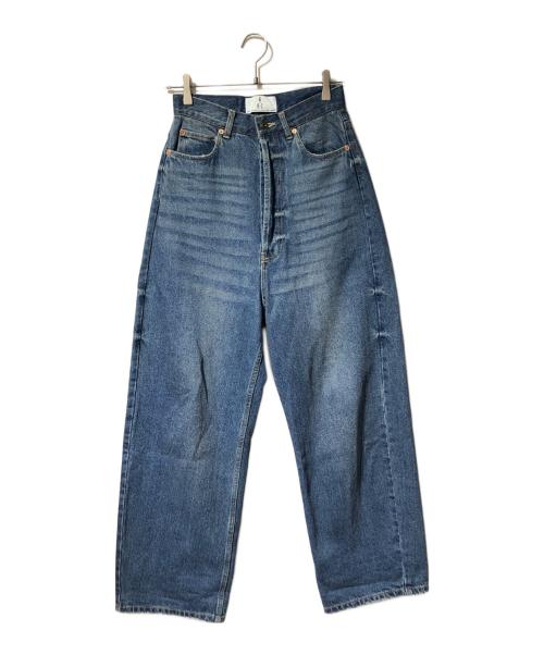 Curensology（カレンソロジー）Curensology (カレンソロジー) WIDE LOOSE デニムパンツ インディゴ サイズ:34の古着・服飾アイテム