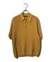 FRED PERRY（フレッドペリー）の古着「サマーニットポロシャツ/半袖シャツ」｜ブラウン