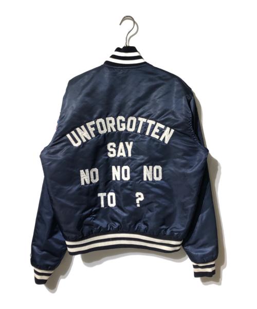 MLB（エムエルビー）MLB (エムエルビー) スタジャン ネイビー サイズ:Mの古着・服飾アイテム