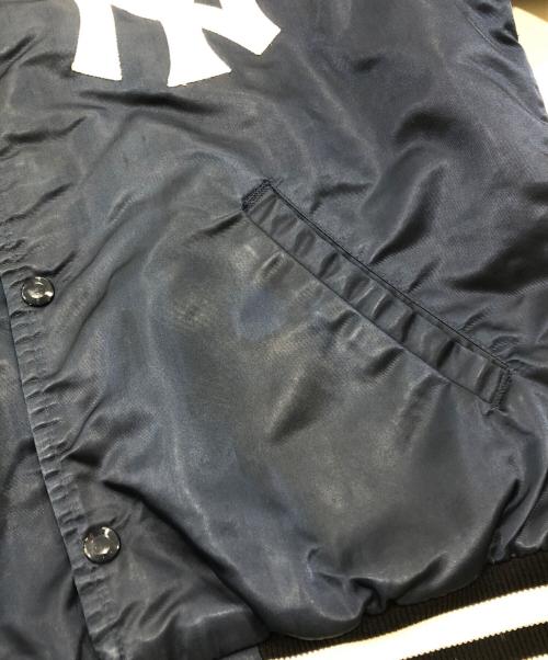 MLB（エムエルビー）MLB (エムエルビー) スタジャン ネイビー サイズ:Mの古着・服飾アイテム