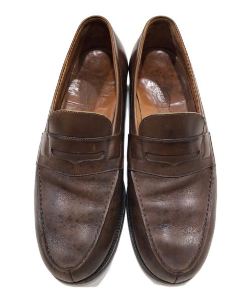 J.M.WESTON（ジェイエムウエストン）J.M.WESTON (ジェイエムウエストン) 180コインローファー ブラウン サイズ:6 1/2 Cの古着・服飾アイテム