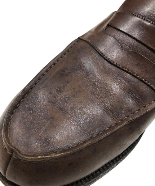 J.M.WESTON（ジェイエムウエストン）J.M.WESTON (ジェイエムウエストン) 180コインローファー ブラウン サイズ:6 1/2 Cの古着・服飾アイテム