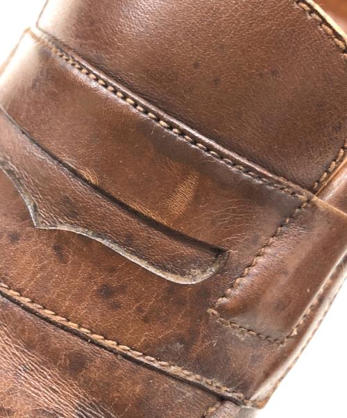 J.M.WESTON（ジェイエムウエストン）J.M.WESTON (ジェイエムウエストン) 180コインローファー ブラウン サイズ:6 1/2 Cの古着・服飾アイテム