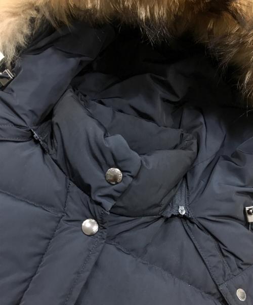 WOOLRICH（ウールリッチ）WOOLRICH (ウールリッチ) ファー付きダウンベスト ネイビー サイズ:Sの古着・服飾アイテム