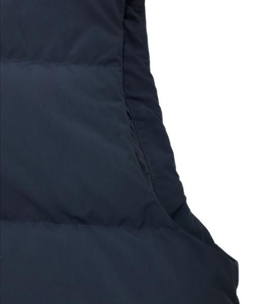 WOOLRICH（ウールリッチ）WOOLRICH (ウールリッチ) ファー付きダウンベスト ネイビー サイズ:Sの古着・服飾アイテム