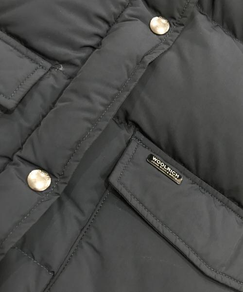WOOLRICH（ウールリッチ）WOOLRICH (ウールリッチ) ファー付きダウンベスト ネイビー サイズ:Sの古着・服飾アイテム