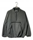 Cabaret Povalキャバレーポバール）の古着「ESW FLEECE SMOCK（エーエスダブリュー　フリース　スモック）」｜グレー