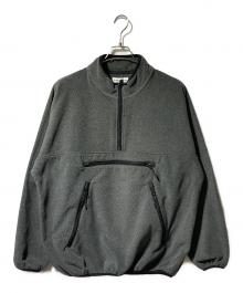 Cabaret Poval（キャバレーポバール）の古着「ESW FLEECE SMOCK（エーエスダブリュー　フリース　スモック）」｜グレー