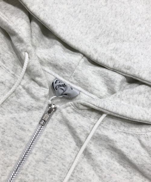 CHAOS FISHING CLUB（カオスフィッシングクラブ）CHAOS FISHING CLUB (カオスフィッシングクラブ) Logo Zip Up Hoodie グレー サイズ:Mの古着・服飾アイテム