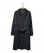 ADDICT CLOTHESアディクト クローズ）の古着「ACVM COTTON FLANNEL MOTORCYCLE COAT」｜ネイビー
