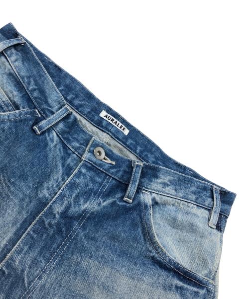 AURALEE（オーラリー）AURALEE (オーラリー) SELVEDGE FADED HEAVY DENIM PAINTER PANTS インディゴ サイズ:3の古着・服飾アイテム