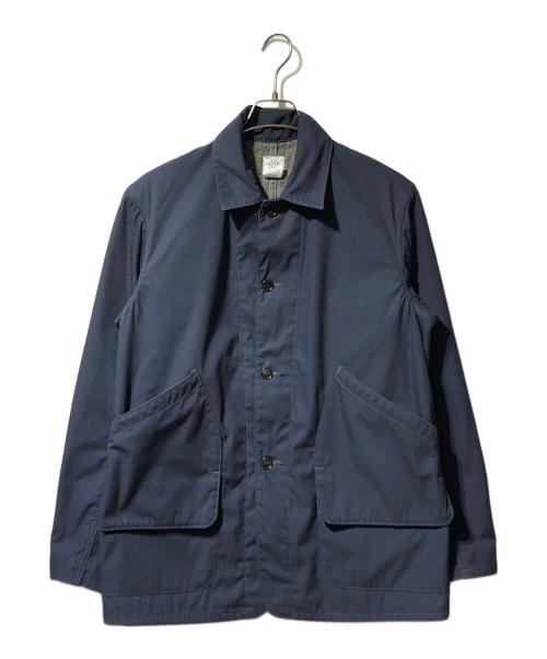 POST O'ALLS（ポストオーバーオールズ）POST O'ALLS (ポストオーバーオールズ) カバーオール ネイビー サイズ:Mの古着・服飾アイテム