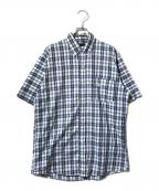 stussyステューシー）の古着「チェックシャツ」｜ネイビー