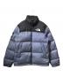 THE NORTH FACE（ザ ノース フェイス）の古着「Studded Nuptse Jacket（スタッズ ヌプシ　ジャケット）」｜ブラック×ブルー