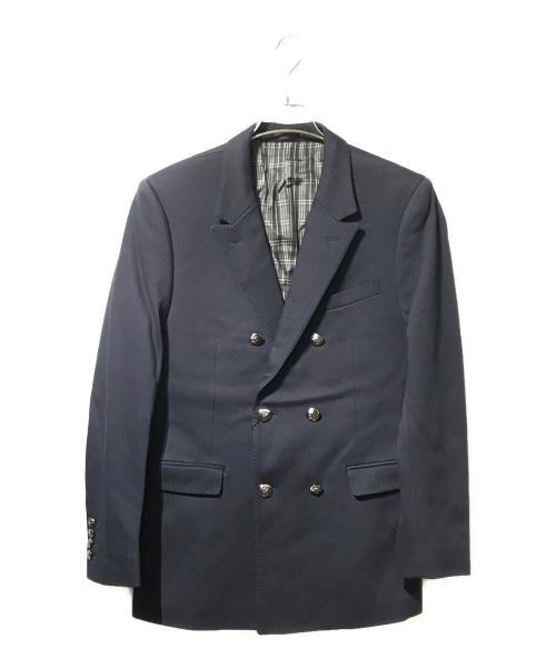 BURBERRY BLACK LABEL（バーバリーブラックレーベル）BURBERRY BLACK LABEL (バーバリーブラックレーベル) 銀釦ブレザー ネイビー サイズ:Mの古着・服飾アイテム