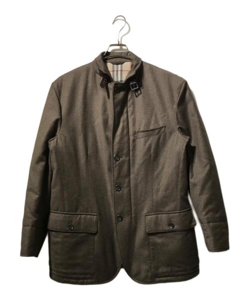 BURBERRY LONDON（バーバリーロンドン）BURBERRY LONDON (バーバリーロンドン) カシミヤブレンドダウンジャケット ブラウン サイズ:Ｌの古着・服飾アイテム