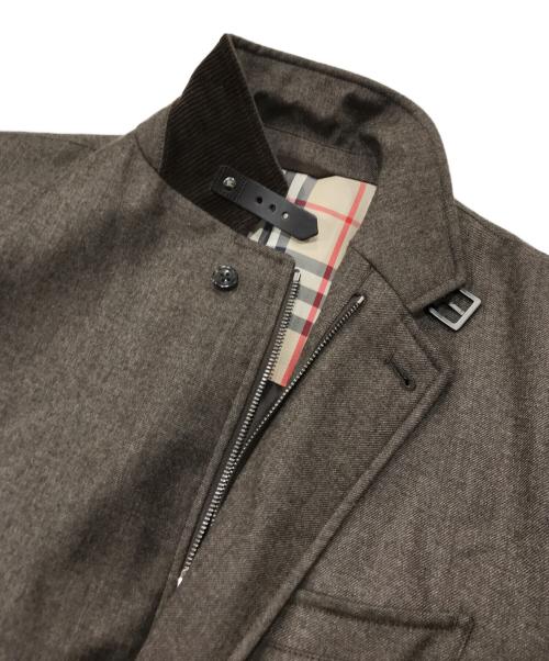 BURBERRY LONDON（バーバリーロンドン）BURBERRY LONDON (バーバリーロンドン) カシミヤブレンドダウンジャケット ブラウン サイズ:Ｌの古着・服飾アイテム