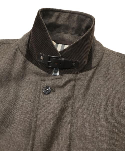 BURBERRY LONDON（バーバリーロンドン）BURBERRY LONDON (バーバリーロンドン) カシミヤブレンドダウンジャケット ブラウン サイズ:Ｌの古着・服飾アイテム