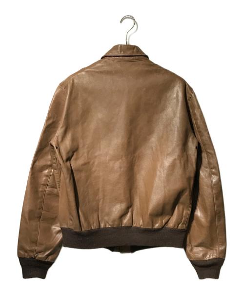 Willis&Geiger（ウィルスガイガー）Willis&Geiger (ウィルスガイガー) A2フライトジャケット ブラウン サイズ:40の古着・服飾アイテム